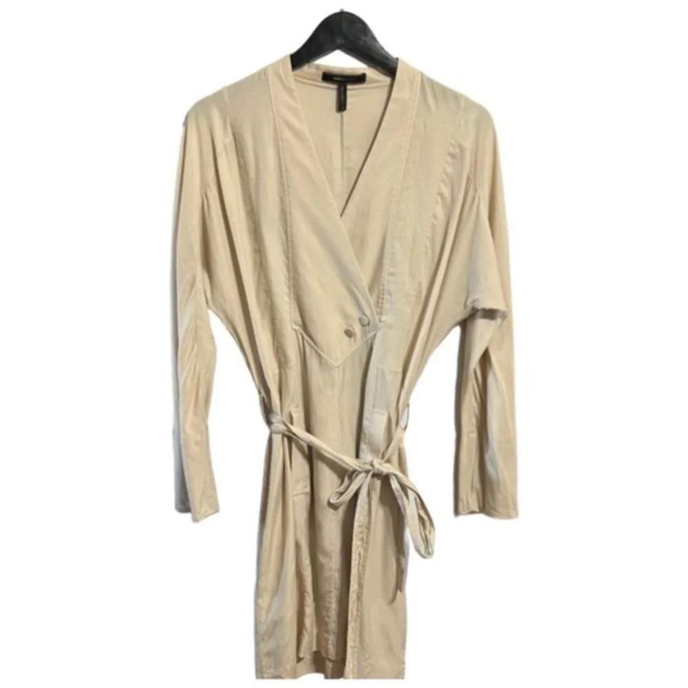 THEORY Maryanka Shift Dress in Crimson - Picture 2 of 6